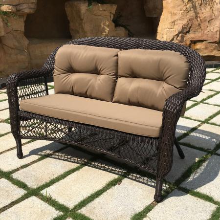 Плетеный диван LV520-1 Brown/Beige