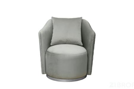 Кресло Verona/VD вращающееся, велюр мятный Colt025-MINT/хром 70*77*80см