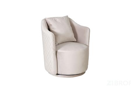 Кресло Verona Basic вращающееся велюр беж. Bel09 70*77*80см