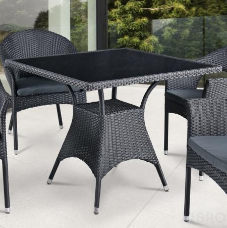 Комплект мебели из искусственного ротанга - Avanti Black