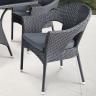 Комплект мебели из искусственного ротанга - Avanti Black