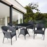 Комплект мебели из искусственного ротанга - Avanti Black