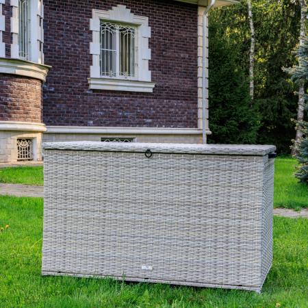 Сундук для хранения KARL 120 c колесиками бежевый