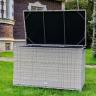 Сундук для хранения KARL 120 c колесиками бежевый