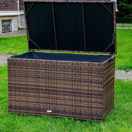 Сундук для хранения KARL 120 c колесиками коричневый
