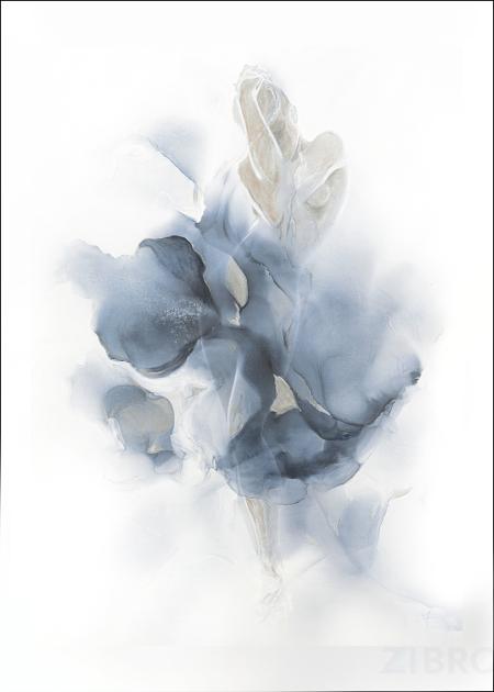 54STR-AQUARELLE7 Холст "Песня поющего цветка" 100*70см