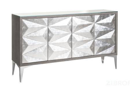 ART-2927-S Комод с рельефным фасадом,отделка под ската 163*41*90