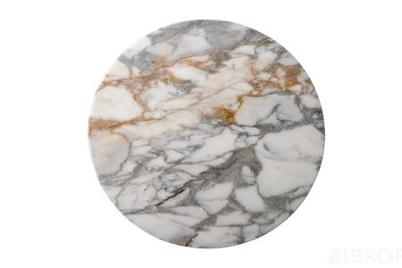160KD-26501 Стол журнальный, мрамор Arabescato Corchia d60*40см