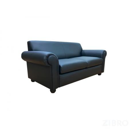 Диван Бекер Размер: 158 х 82 см, искусственная кожа, цвет черный Ecotex 3001