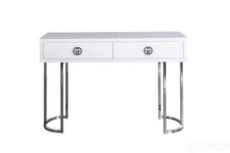 KFG16702 Консоль GD 2 ящика белая 120*30*78см