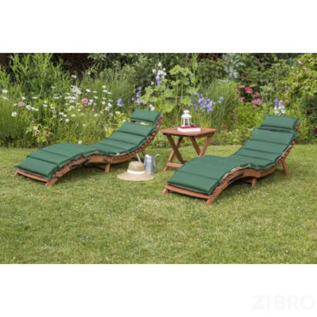 Комплект шезлонги и столик AFM-803A-T133 Beige-Green (2+1)