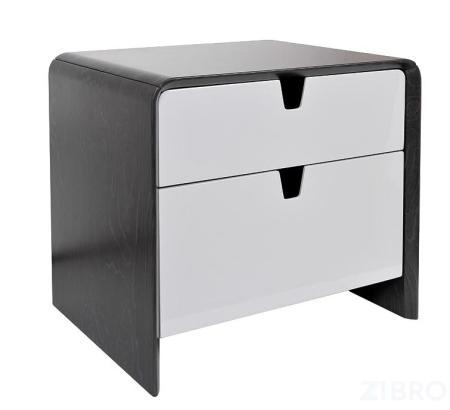 Тумбочка серая с ящиками 31PL-178NS