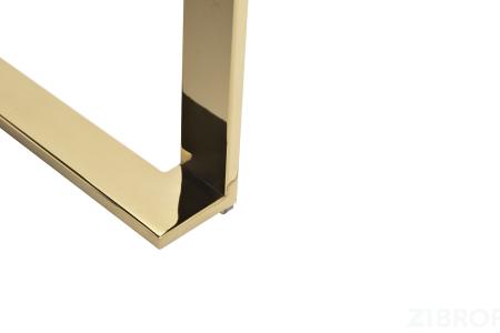 Тумбочка Golden Prism коричневая/золото