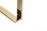 Тумбочка Golden Prism коричневая/золото