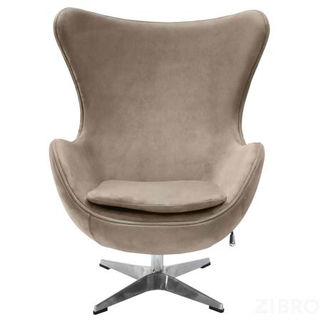 Кресло EGG STYLE CHAIR латте, искусственная замша