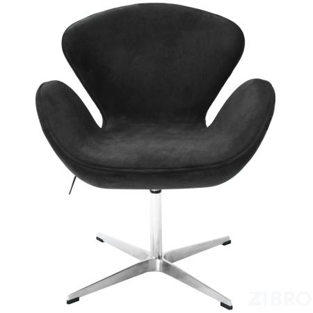 Кресло SWAN STYLE CHAIR графит, искусственная замша