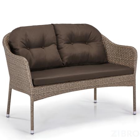 Диван из иск. ротанга S54B-W56 Light brown