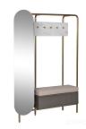 40AD-00129 Тумба с зеркалом 124*33,5*176см