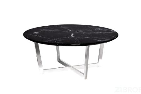 33FS-CT2029-BS Стол журнальный Nero d100х40,6 см