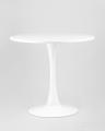 Tulip, стол 80 см, 2 стула Eames DSW белые