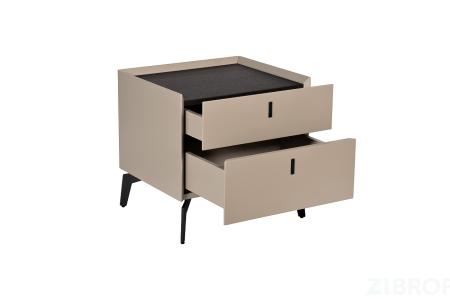 77IP-NS817/1 Тумбочка с двумя ящиками светлая 50*43,5*50см