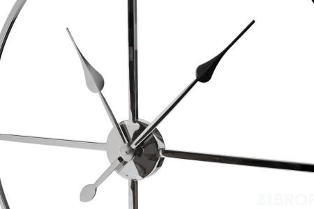 79MAL-5761-76NI Часы настенные цвет хром d76см