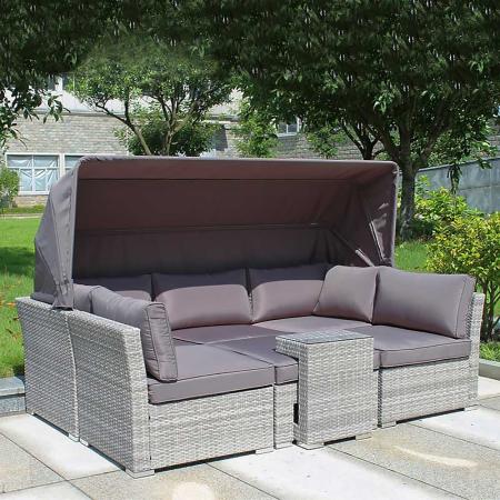 Комплект мебели из иск. ротанга AFM-320G Grey