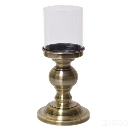 2K10178BR Подсвечник 13*29,5см, цвет бронзовый
