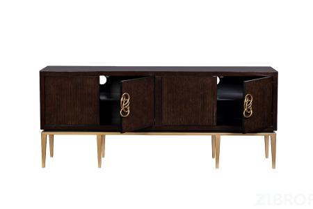 ART-2706-S2 Комод-тумба темно-вишневая 183*41*76см