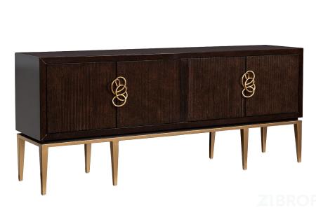 ART-2706-S2 Комод-тумба темно-вишневая 183*41*76см