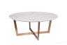 33FS-CT2029-BBS Стол журнальный Pearl White d100*40,6см