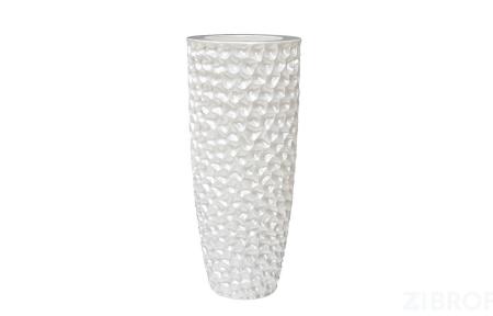 ZS-C785-34 Кашпо 36*36*86см цвет жемчужно-белый