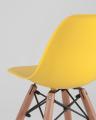 Комплект мебели детский стол Eames белый, 1 желтый стульчик