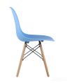 Стул Eames DSW голубой, литой полипропилен, стальной каркас, массив бука, 4 шт.