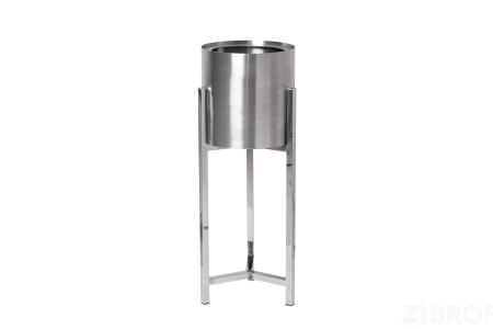 13RXFP3105L-SILVER Подставка под цветы серебро d25*70cм