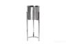 13RXFP3105L-SILVER Подставка под цветы серебро d25*70cм