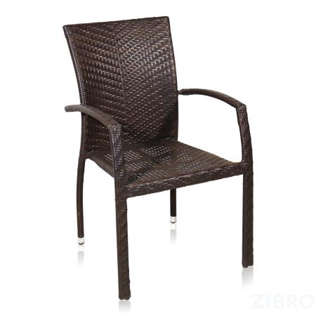 Стул из искусственного ротанга - Torino brown