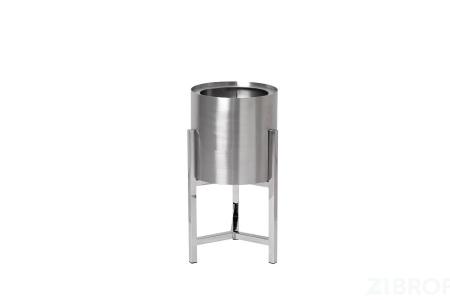 13RXFP3105M-SILVER Подставка под цветы серебро d25*50cм