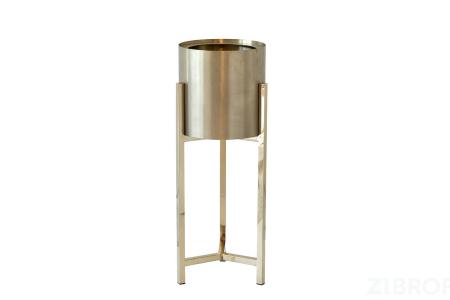 13RXFP3105L-GOLD Подставка под цветы золото d25*70cм