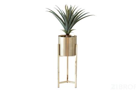 13RXFP3105L-GOLD Подставка под цветы золото d25*70cм