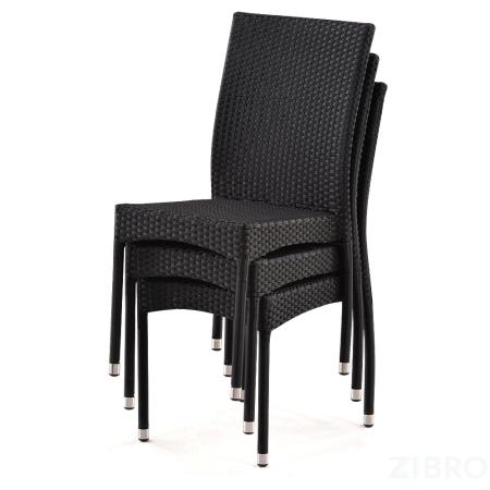 Стул из искусственного ротанга - Y-292A black