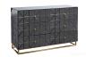 KFG126 Комод с матовой зерк. отделкой 6 ящиков 129*46*86см