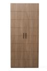 GD-10012/2-3 Шкаф Alto двух c выдв ящик,цвет дуб Урбан Кофейный,фасад глухой 100*57*228.5см