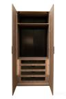 GD-10012/2-3 Шкаф Alto двух c выдв ящик,цвет дуб Урбан Кофейный,фасад глухой 100*57*228.5см