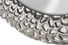 50SX-1020 Зеркало круглое рама полиуретан серебро  d100*4,0см