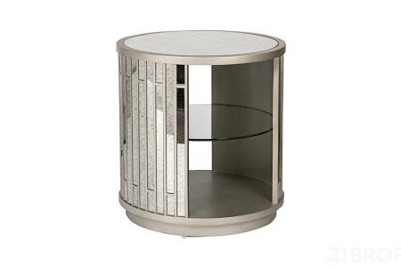 KFG077 Тумба зеркальная с полкой 61*61*63см