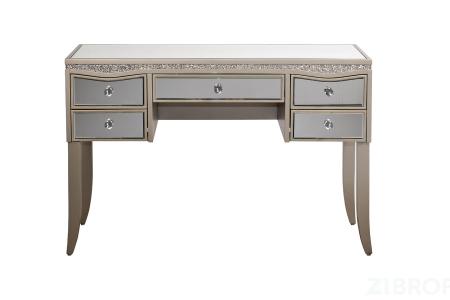 KFG127 Столик туалетный 5 ящ. отделка зеркальная 120*45*79см