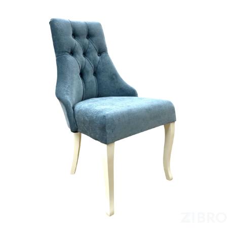 Набор Стульев Дадо (2шт) в ткани Velvet Lux 79, опоры цвет слоновая кость