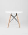 Стол Eames DSW детский белый, ножки массив бука