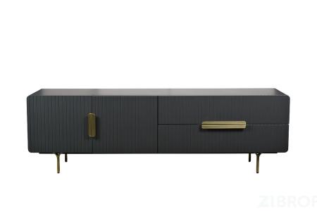 40AD-CB0006A Тумба под ТВ серая 180*42*55 см